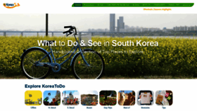 What Koreatodo.com website looked like in 2022 (1 year ago)