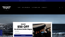What Keenz.us website looked like in 2022 (3 years ago)