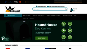 What K9control.co.nz website looked like in 2022 (1 year ago)