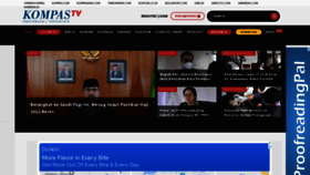 What Kompas.tv website looked like in 2022 (1 year ago)