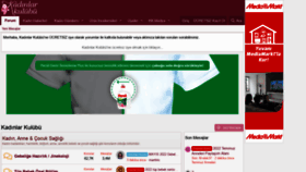 What Kadinlarkulubu.com website looked like in 2022 (1 year ago)