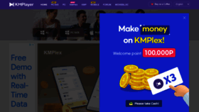 What Kmplayer.com website looked like in 2022 (1 year ago)