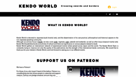 What Kendo-world.com website looked like in 2022 (1 year ago)