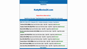 What Kuttymovies24.com website looked like in 2022 (1 year ago)