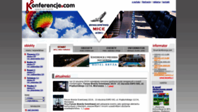 What Konferencje.com website looked like in 2022 (1 year ago)