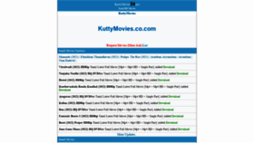 What Kuttymovies24.org website looked like in 2022 (1 year ago)