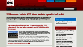 What Kvg-kiel.de website looked like in 2022 (1 year ago)