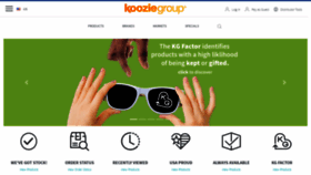 What Kooziegroup.com website looked like in 2022 (1 year ago)