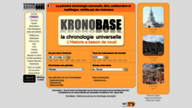 What Kronobase.org website looked like in 2022 (1 year ago)