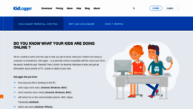 What Kidlogger.net website looked like in 2022 (3 years ago)