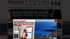 What Karadenizgazete.com.tr website looked like in 2022 (1 year ago)