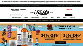 What Kiehls.com.sg website looked like in 2022 (2 years ago)