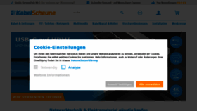 What Kabelscheune.de website looked like in 2022 (1 year ago)