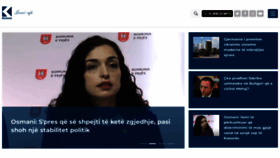 What Klankosova.tv website looked like in 2022 (1 year ago)