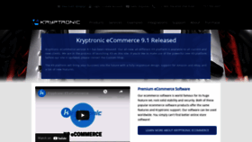What Kryptronic.com website looked like in 2022 (1 year ago)