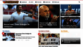 What Kayserispor.org website looked like in 2022 (1 year ago)