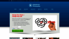 What Kabalarians.com website looked like in 2022 (1 year ago)