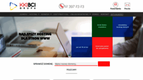 What Kki-bci.pl website looked like in 2022 (1 year ago)