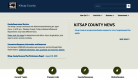 What Kitsapgov.com website looked like in 2022 (1 year ago)
