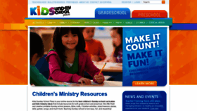 What Kidssundayschool.com website looked like in 2022 (1 year ago)