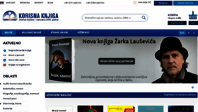 What Korisnaknjiga.com website looked like in 2022 (1 year ago)
