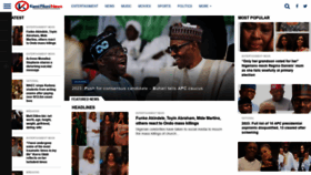 What Kemifilani.ng website looked like in 2022 (1 year ago)