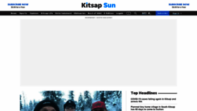 What Kitsapsun.com website looked like in 2022 (1 year ago)