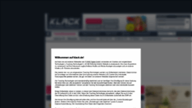 What Klack.de website looked like in 2022 (1 year ago)