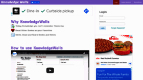 What Knowledgewalls.com website looked like in 2022 (1 year ago)