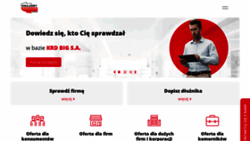 What Krd.pl website looked like in 2022 (1 year ago)