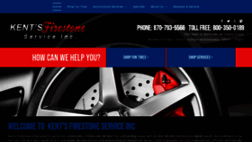 What Kentsfirestone.com website looked like in 2022 (1 year ago)