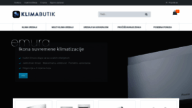 What Klimabutik.hr website looked like in 2022 (1 year ago)