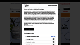 What Kiehls.at website looked like in 2022 (1 year ago)