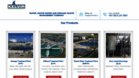 What Kelvinwatertreatment.com website looked like in 2022 (1 year ago)