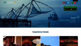What Keralatourism.org website looked like in 2022 (1 year ago)