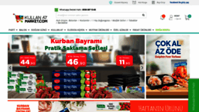 What Kullanatmarket.com website looked like in 2022 (1 year ago)