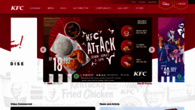 What Kfcku.com website looked like in 2022 (1 year ago)