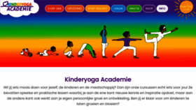 What Kinderyoga.nl website looked like in 2022 (1 year ago)