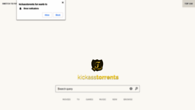 What Kickasstorrents.fun website looked like in 2022 (1 year ago)