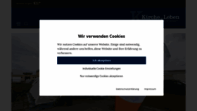 What Kirche-und-leben.de website looked like in 2022 (3 years ago)