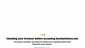 What Konstantinova.net website looked like in 2022 (1 year ago)