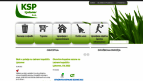 What Ksp-ljutomer.si website looked like in 2022 (1 year ago)