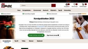 What Kerstpakketonline.nl website looked like in 2022 (4 years ago)
