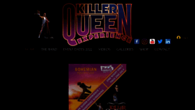 What Killerqueenexperience.com website looked like in 2022 (1 year ago)