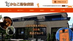 What Kaneko-ah.jp website looked like in 2022 (1 year ago)