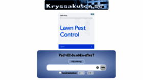 What Kryssakuten.se website looked like in 2022 (1 year ago)