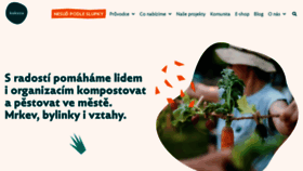 What Kokoza.cz website looked like in 2022 (1 year ago)