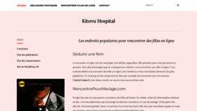 What Kitovu-hospital.org website looked like in 2022 (1 year ago)