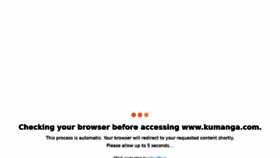 What Kumanga.com website looked like in 2022 (1 year ago)