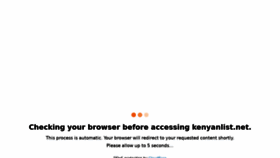 What Kenyanlist.net website looked like in 2022 (1 year ago)